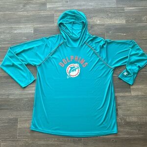 Men’s Dolphin 🐬 long sleeve hooded dry fit
